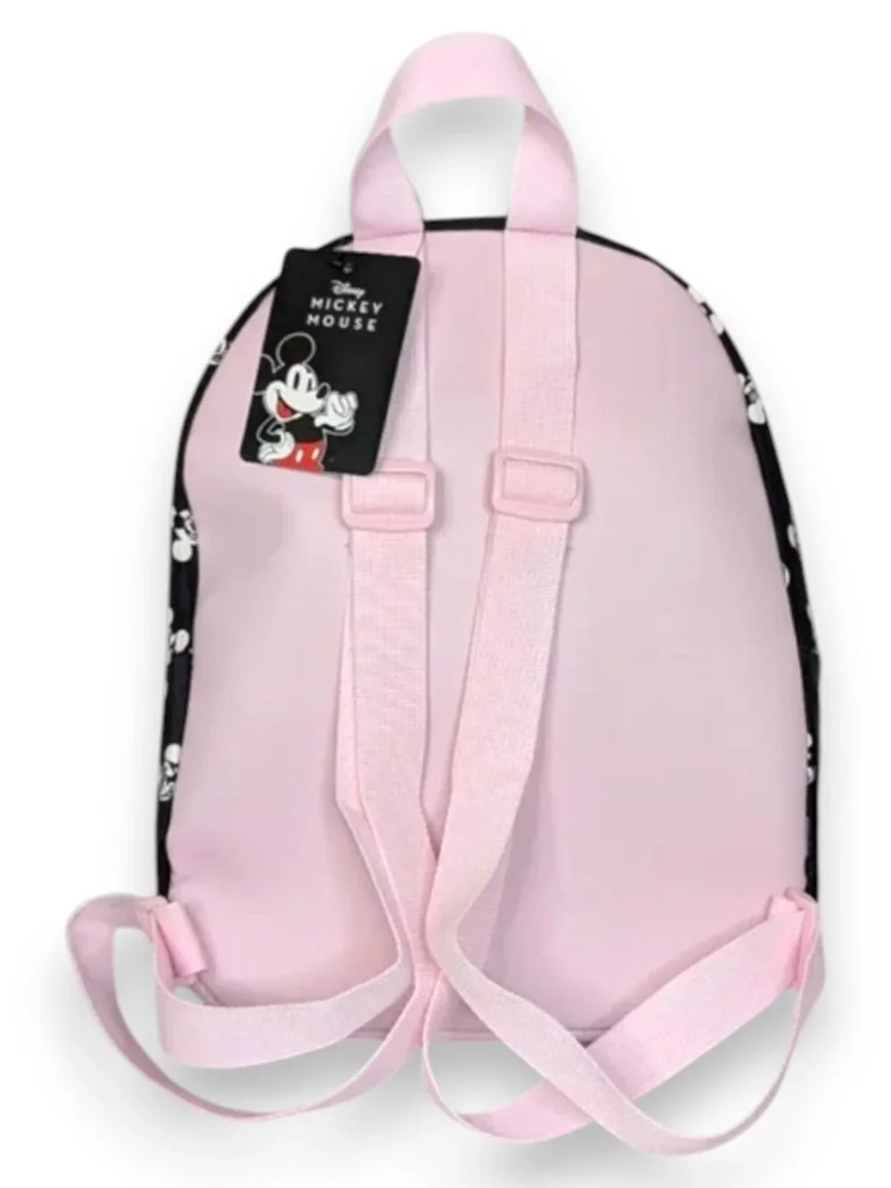 Disney Bioworld Mickey Minnie Mouse Backpack - Black and Pink NWT